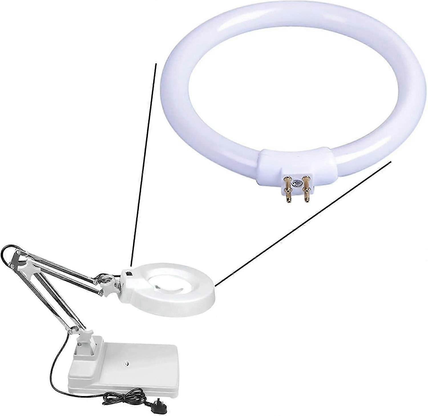 Circular Fluorescent Light T4 11W 200LM 110-220V Tube Bulb for Workshop