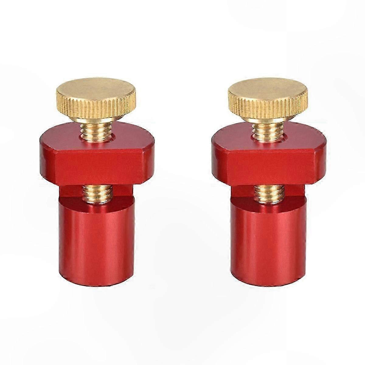 2-Piece Stair Gauges for Framing Square, Rafter Tool, Workbench Clamp Stops, 20mm Peg Brakes for Carpentry and Construction Use