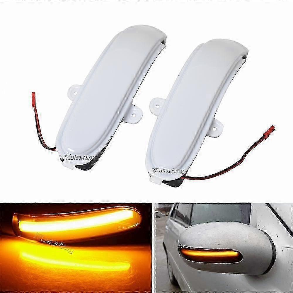 2pcs Led Dynamic Turn Signal Side Mirror Blinker For Mercedes C Class W203 W211 S203 Cl203 2001-2007