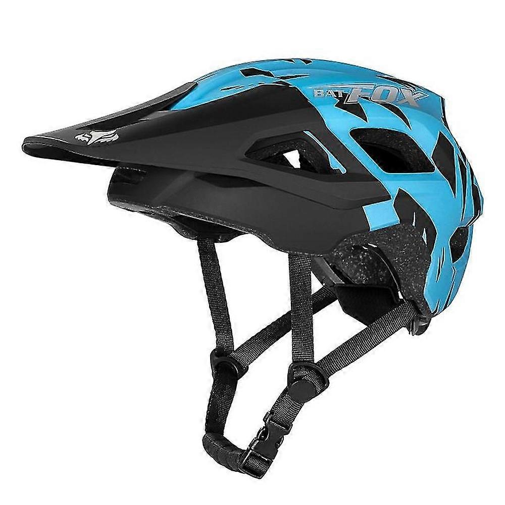 BATFOX MA057 Adult Mountain Bike Helmet with Visor, 58-62cm, 11 Color Options