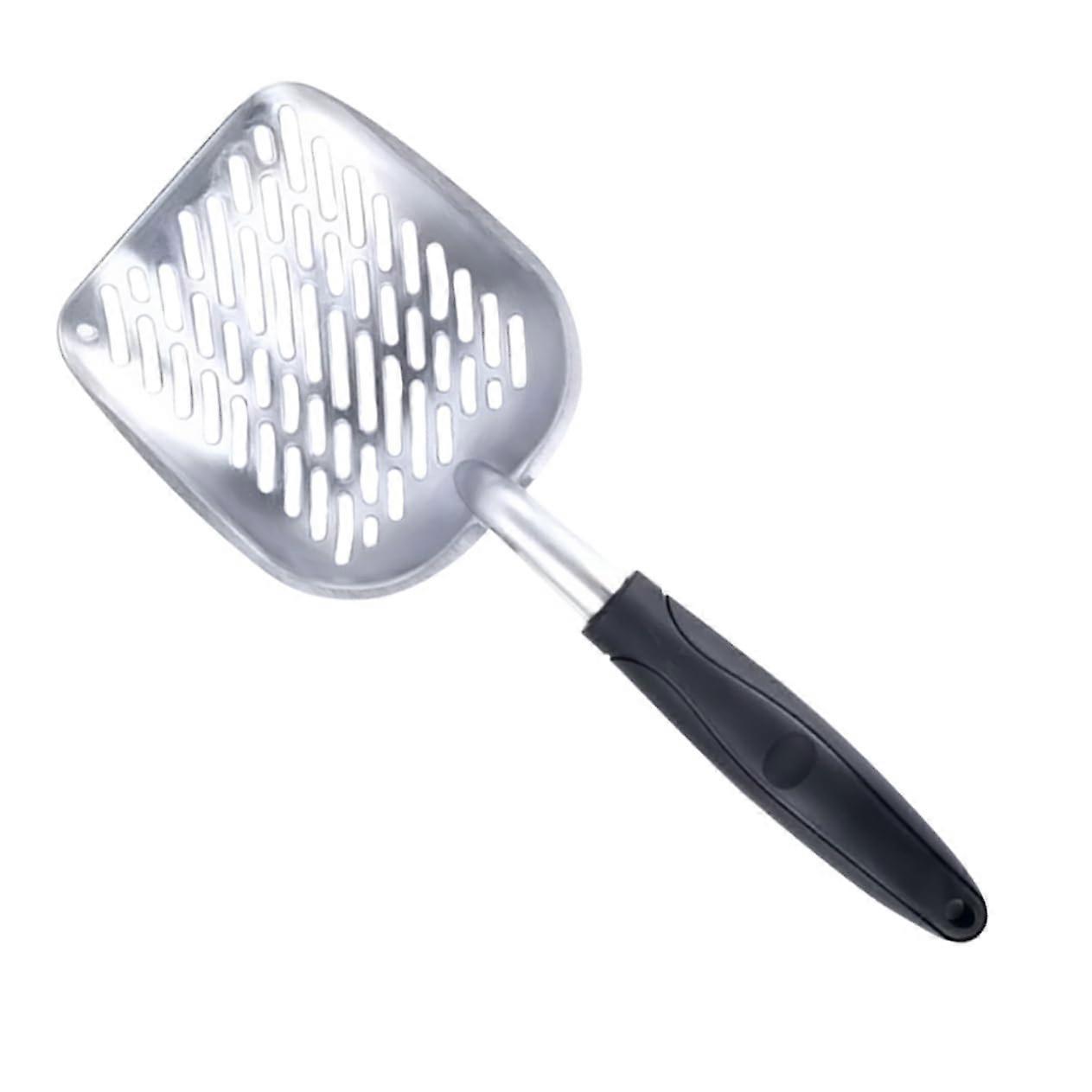 Metal Cat Litter Scooper Durable Comfortable to Clean Large for All Litter Types Pet Accessories for Box Cleaning Ref: 3086
