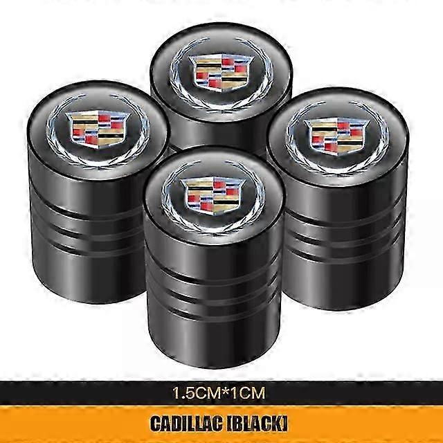 4Pcs 3D Metall Reifen Ventilkappen Auto Reifen Luft Vorbauten Abdeckung Geeignet für Cadillac Escalade ATS BLS XTS XT4 XT5 XT6 CTS CT4 CT5 CT6 EXT STS SLS shry