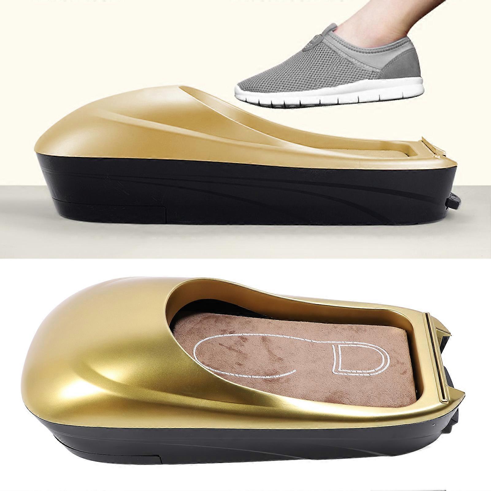 Automatický dávkovač návleků na boty s jednorázovou fólií, zlatou barvou, ABS a uhlíkovými vlákny