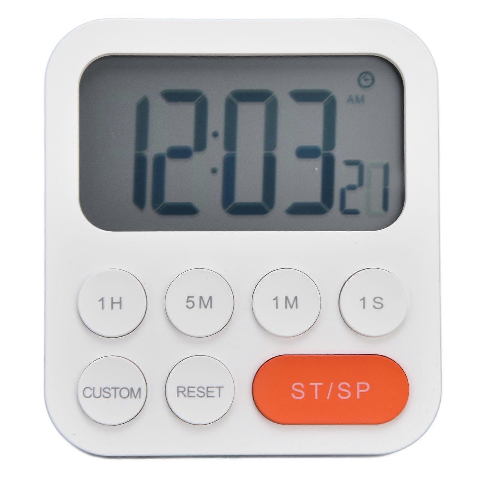 Digital Kitchen Timer 3 Gear Adjustable Magnetic Countdown Timer Cooking Study Timer for Bedroom