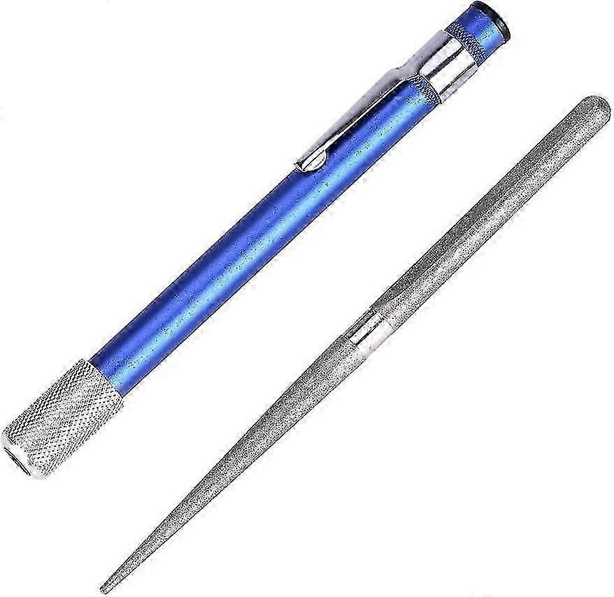 Diamond Retractable Sharpener Portable Knife Sharpening Steel Rod Pen for Sharpening Fish Hook