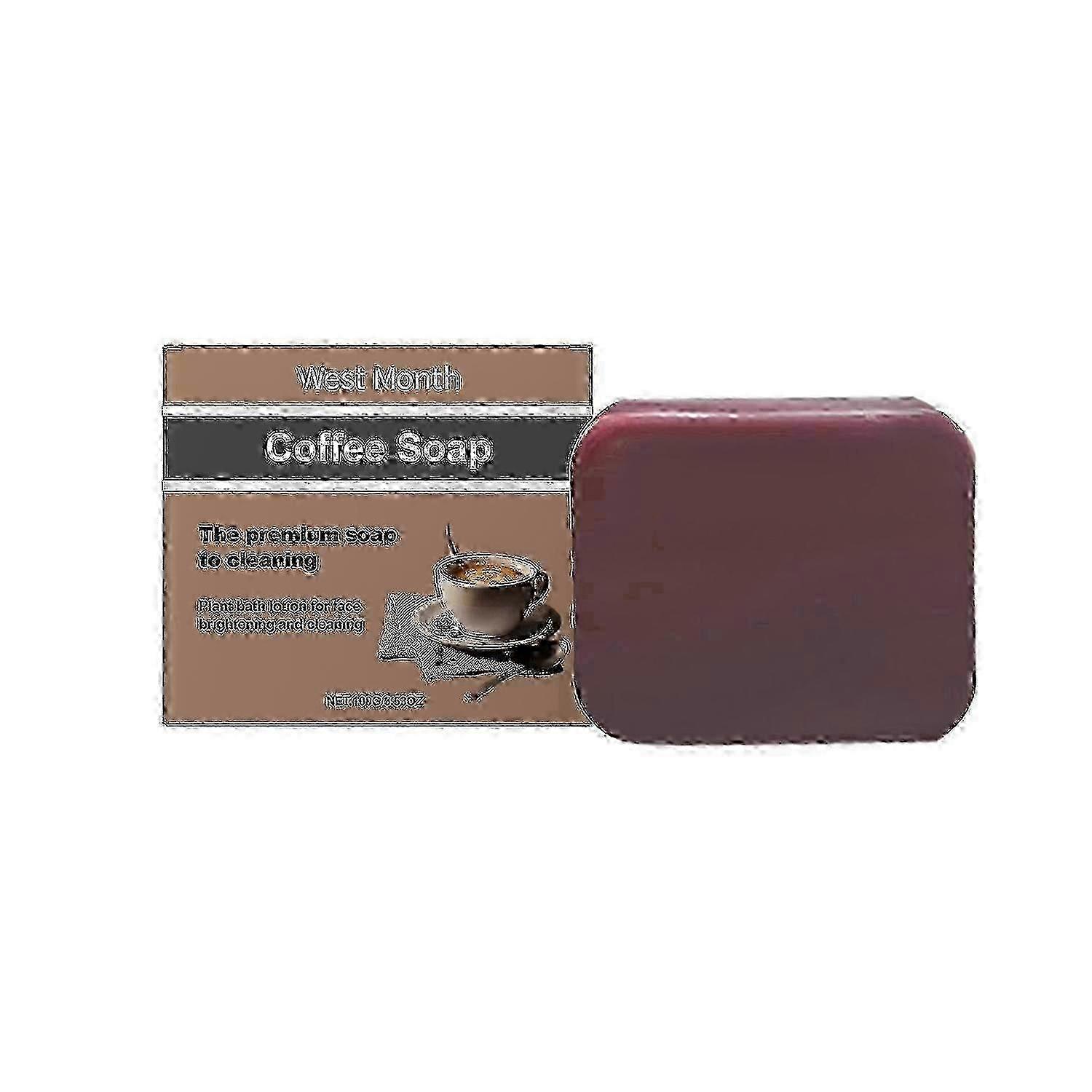 West&Month Coffee Cleansing Soap  Nourishing and Brightening with C...