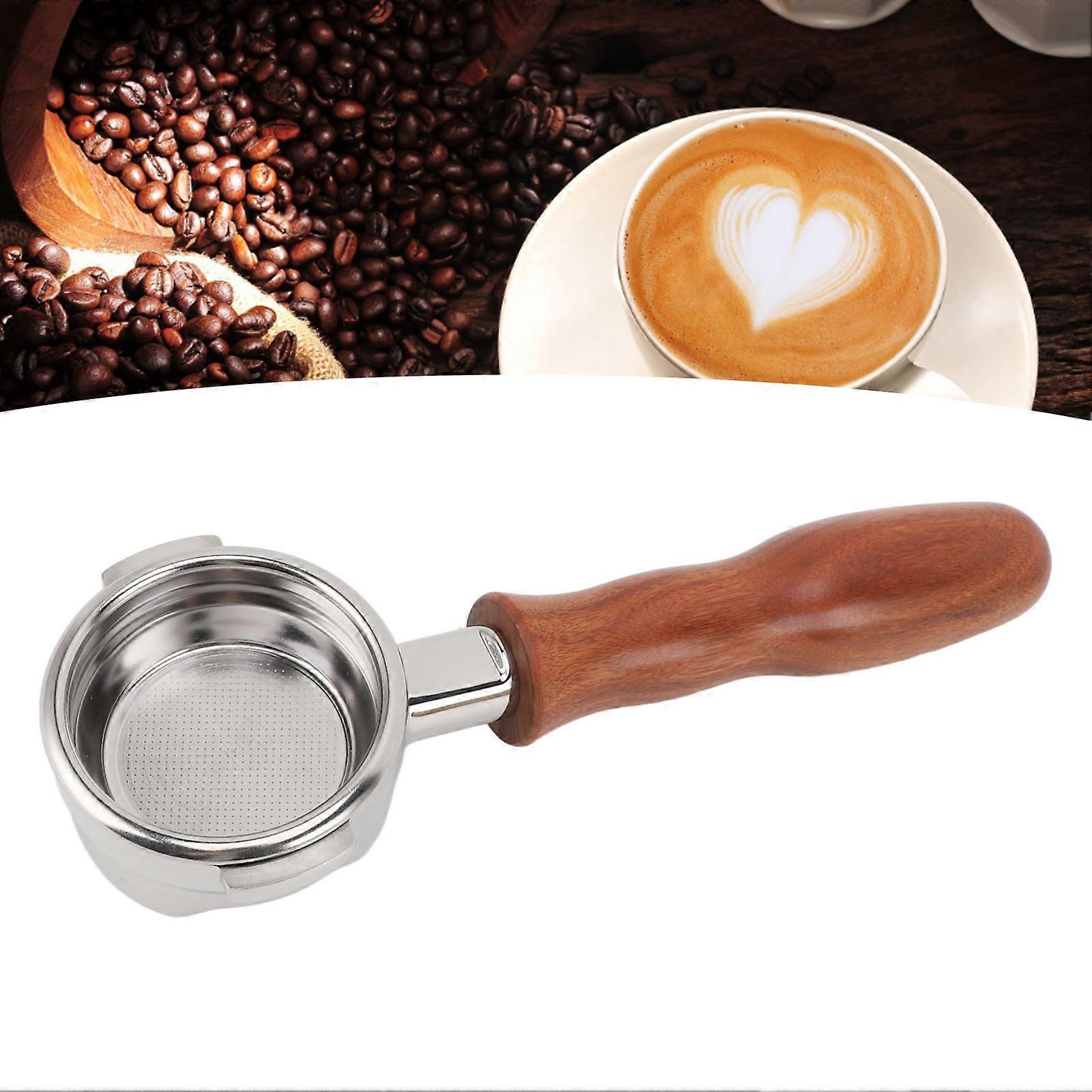 58mm Bottomless Portafilter with Handle for E61 Grouphead, Stainless Steel