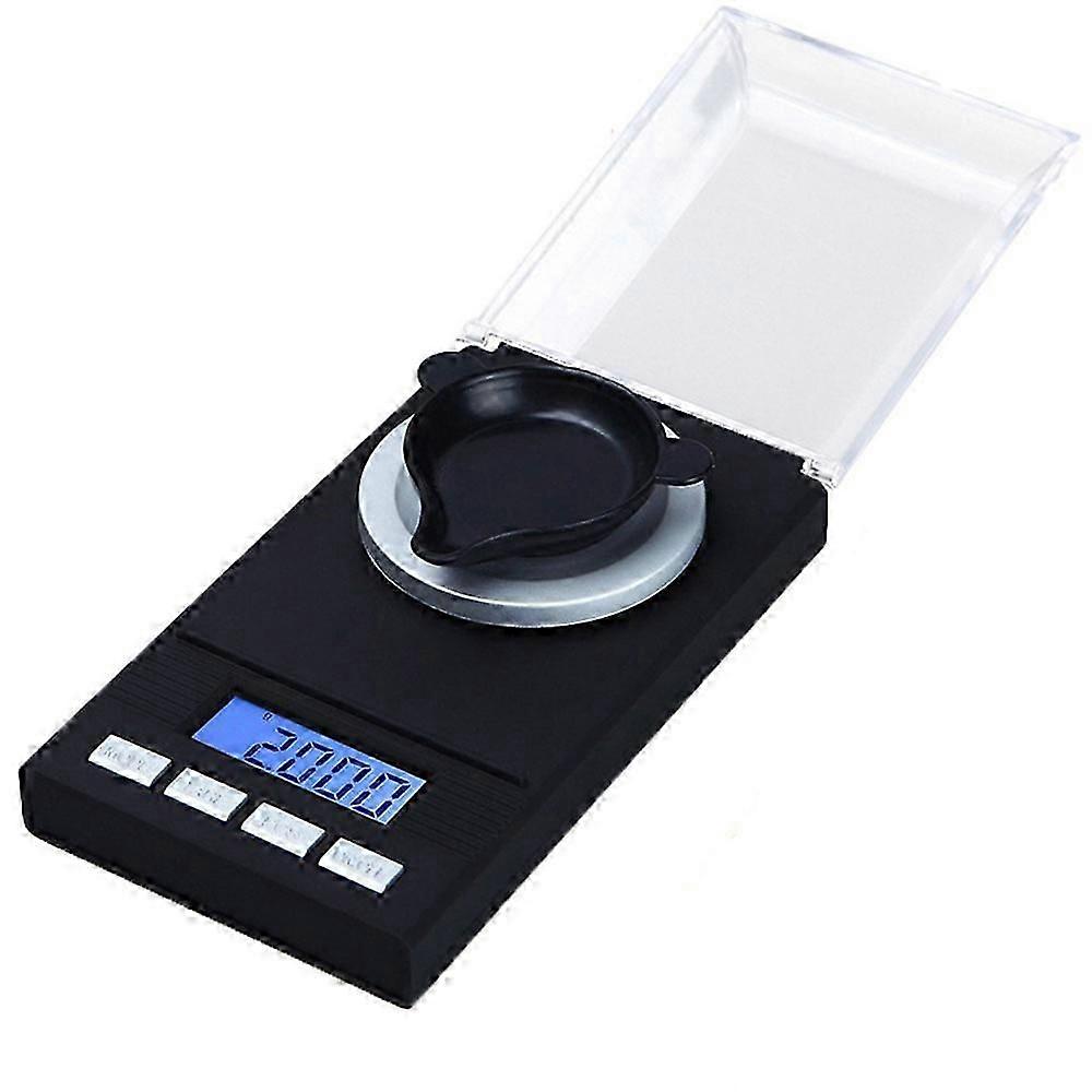 precision scale, 50g 0.001g precision scale, electronic digital scale with LCD display, professional milligram scale