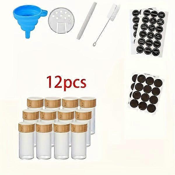 Gewürzdosen, 12 oder 24 Stück pro Packung, Glasmaterial