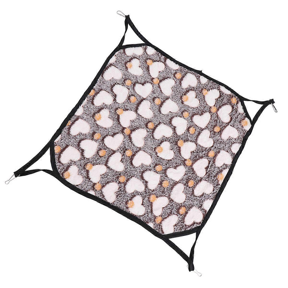 Cozy Hamster Hanging Bed Ideal For Small Pets Sleeping And Resting Spot In Grey 1Set