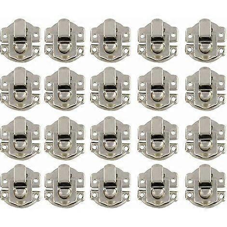 Small Size Retro Metal Clasp Lock Hasp Vintage Box Case Chest Iron Latch Set