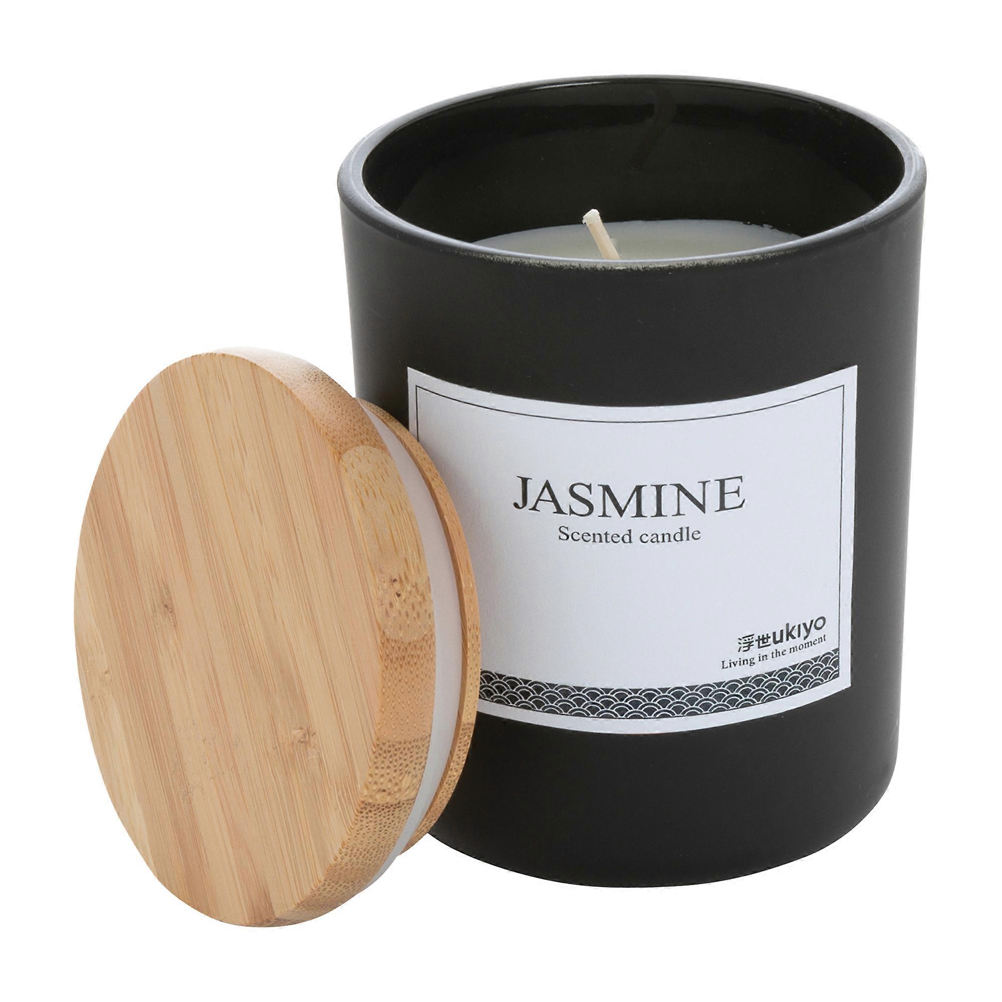 Ukiyo Deluxe Jasmine Bamboo Scented Candle