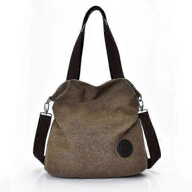 Women Handbag Artistic Canvas Portable Shoulder Messenger Large Capacity Multi-compartment Canvas