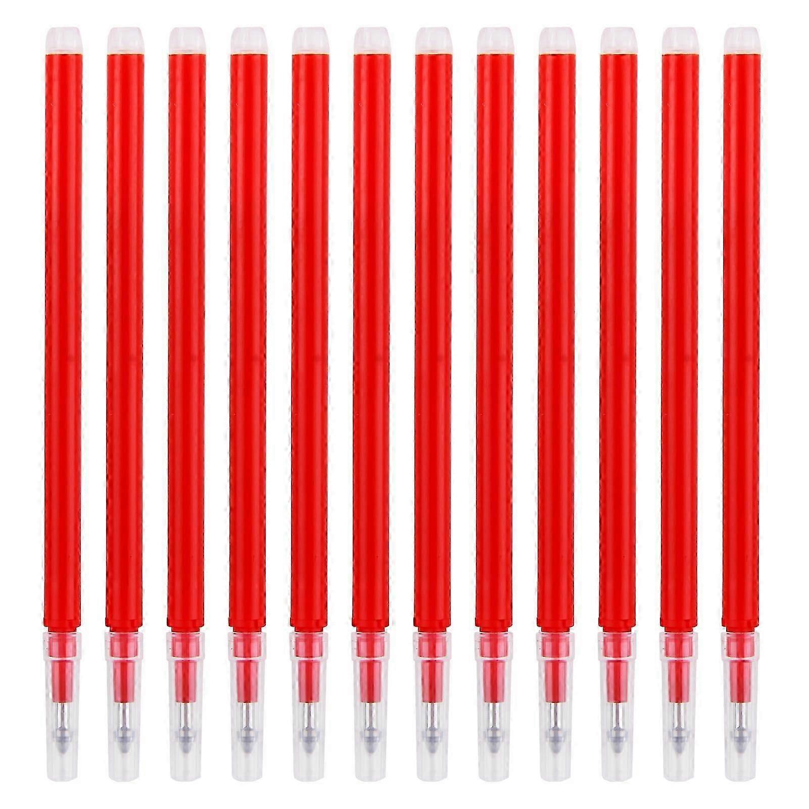 Πακέτο 12 Erasable Refills 0.7mm Για Pilot Frixion στυλό, Heatsensitive μελάνι (κόκκινο)