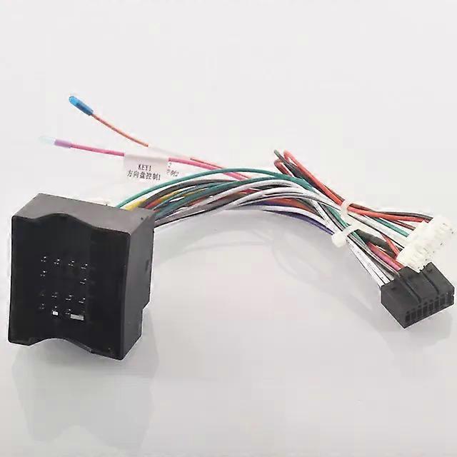 Bilradio Stereo Ledningsnett Kabeladapter Android 16pin Passer til BMW E46 E87 E65 E66 E67 med Quadlock