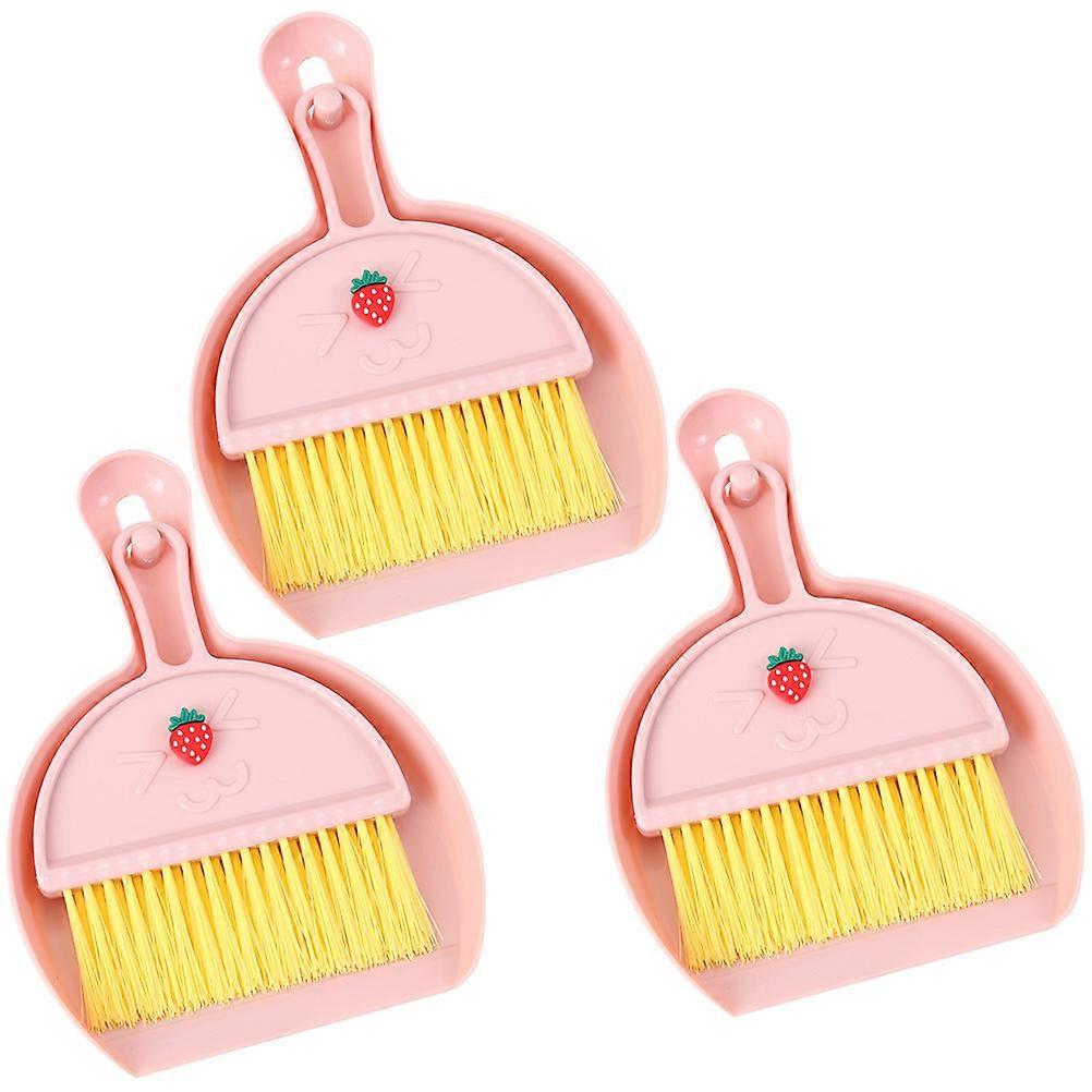 Mini Dustpan and Brush Set for Cleaning 3Sets Detailing Brush for Car