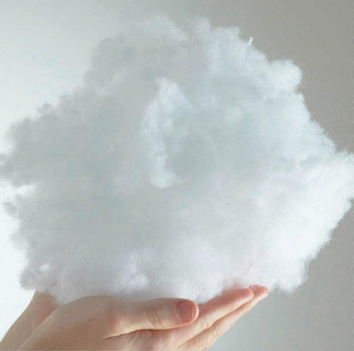 Bounce Back Hollow Fibre Stuffing | Virgin Polyester Toy Filling 2kg | Washable White Pillow Filling For Soft Toys