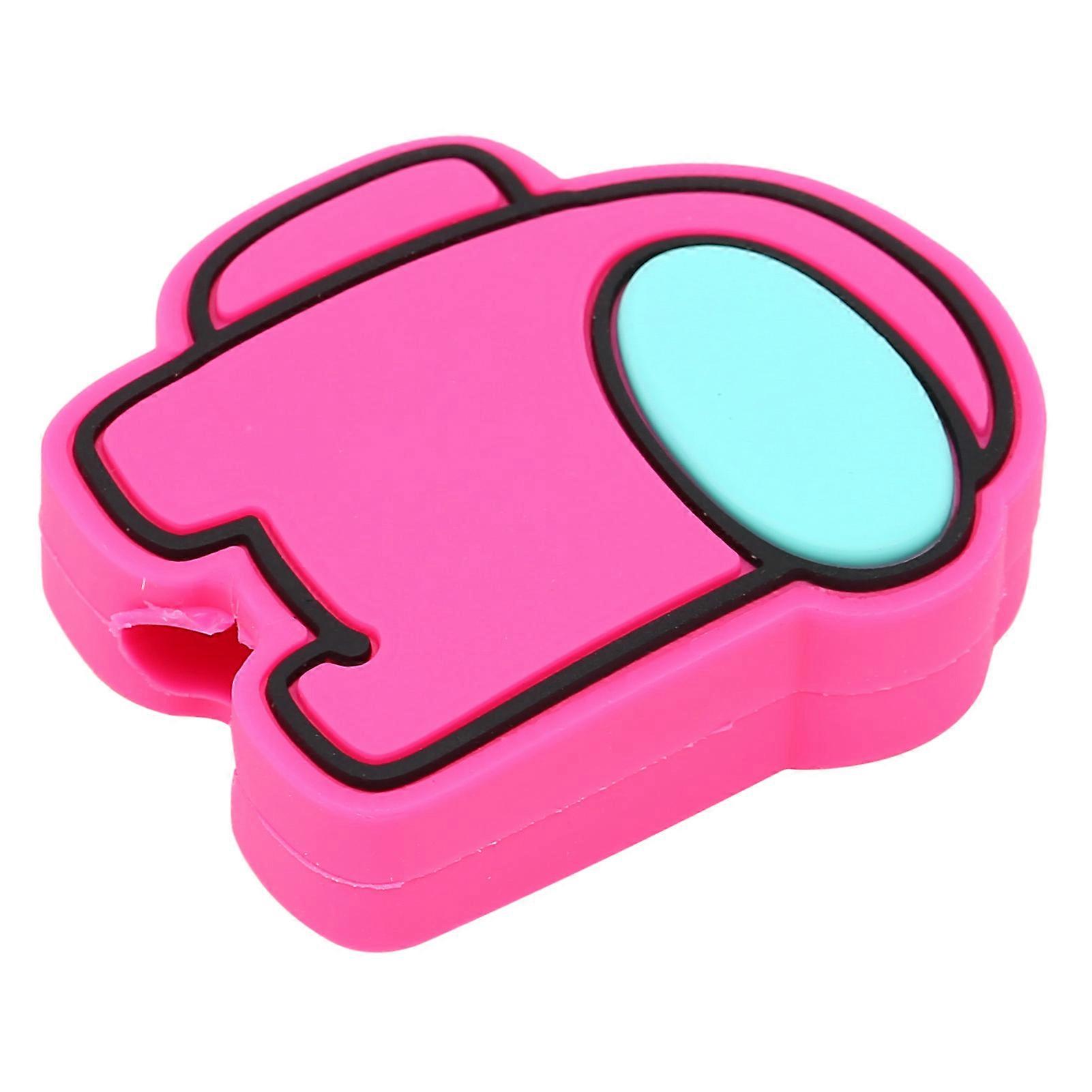 Cute Cartoon Red USB Charging Cable Protector Sleeve PVC