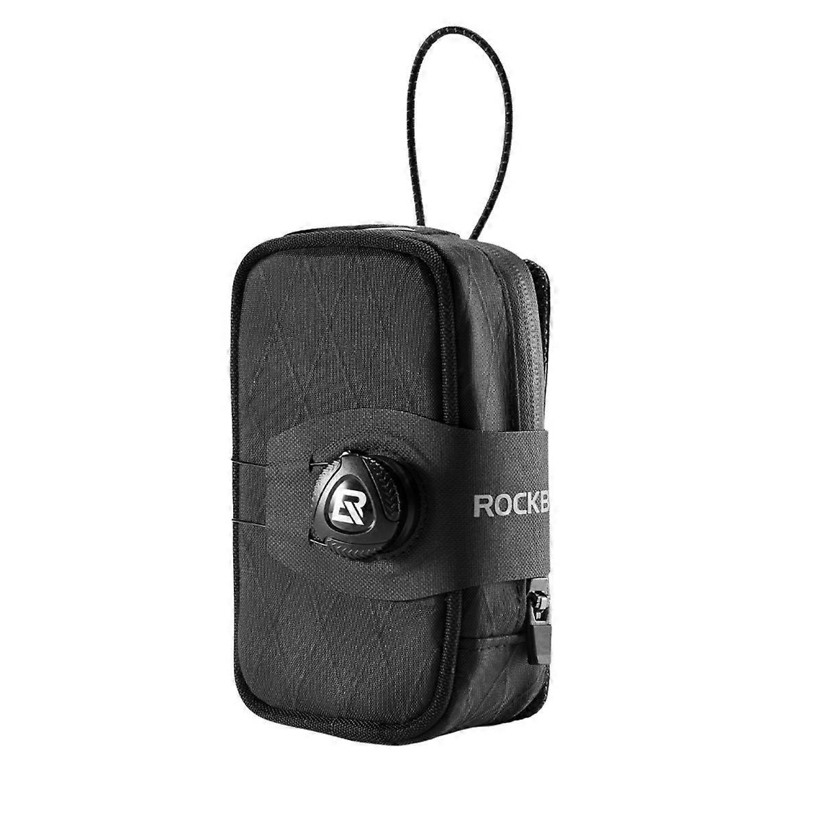 Mini Saddle Bag Portable Bicycle Storage Bag Black