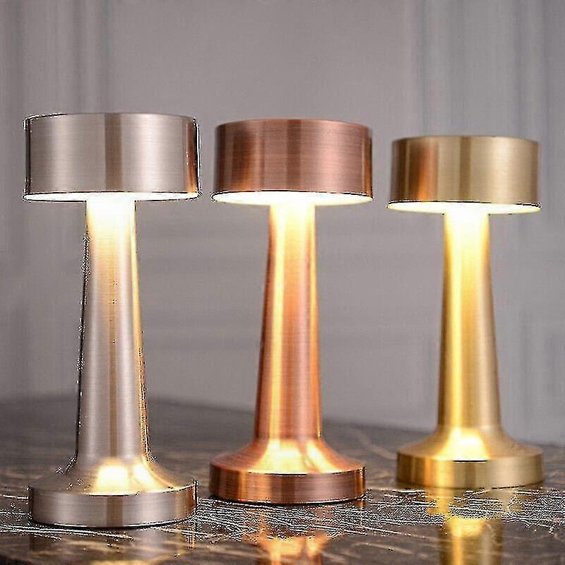 Portable LED Bar Table Lamp with Warm Light Rechargeable Battery for Night Use