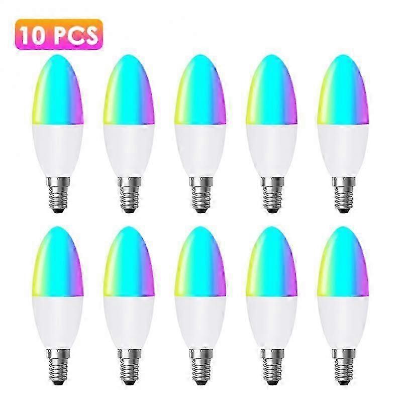 CORUI Tuya Zigbee 3.0 Smart Candle Bulb RGBCW 5W LED Light Bulb Smart Life