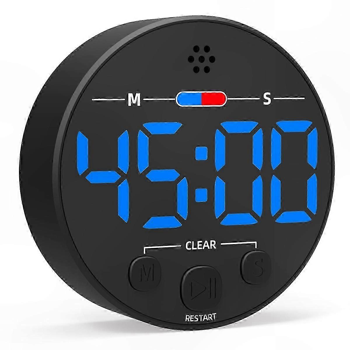 LED Display Countdown Timer for Cooking and Baking - Easy-to-Read Digital Screen for Home Use