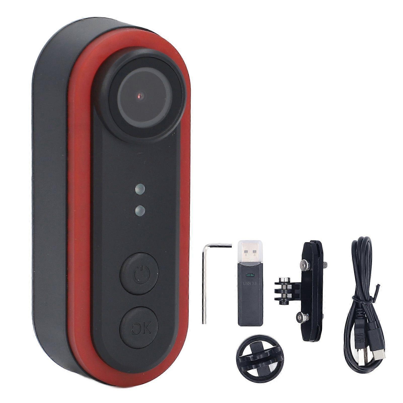 Bike Camera with Tail Light 1080P HD 150 Degree Viewing Phone Interconnection Water Proof Bike Rear View Camera