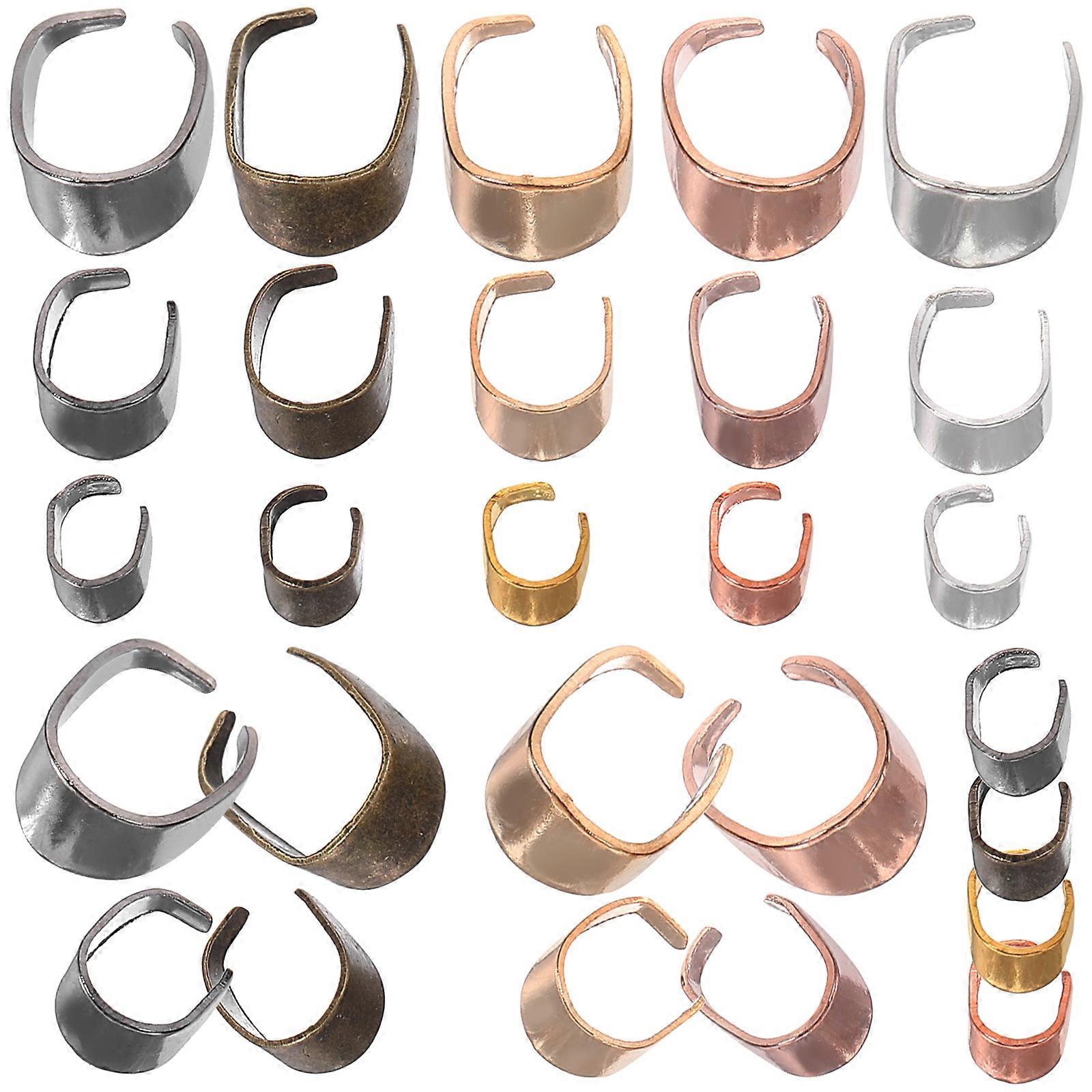 Clasps for Pendants Crafts Necklace Pendant Clasp Assorted Color Alloy for Various Occasions 150Pcs