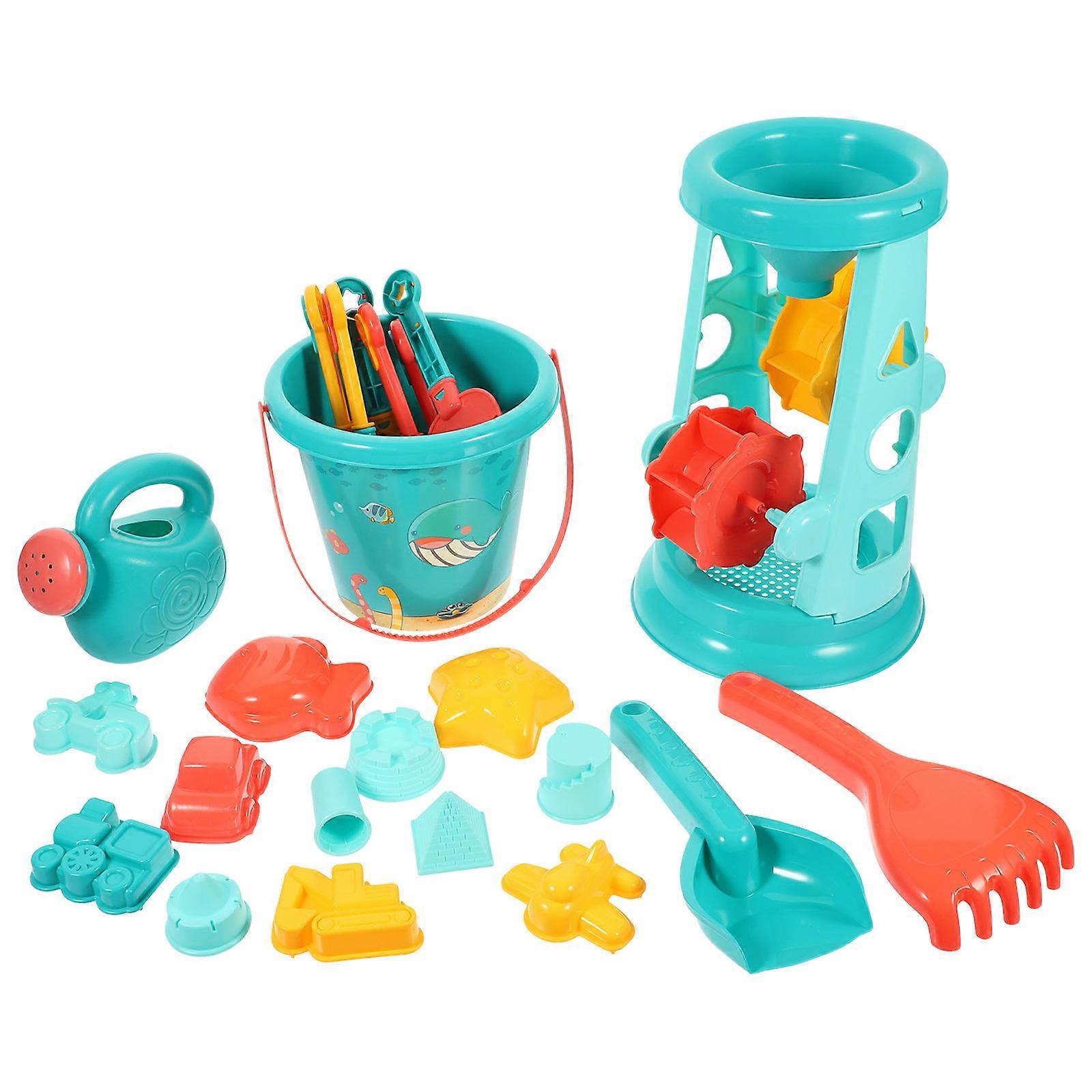Kids Sand Toys Set Beach Toy Kit for Fun Outdoor Playing 1Set Assorted Color