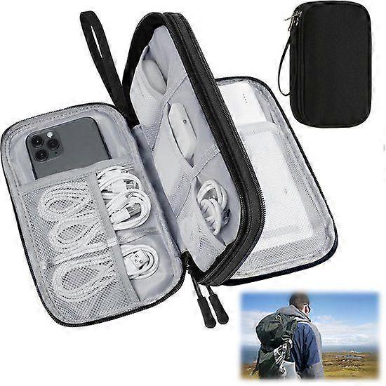 Electronic Accessories Storage Bag - Travel Data Cable Organizer - Waterproof