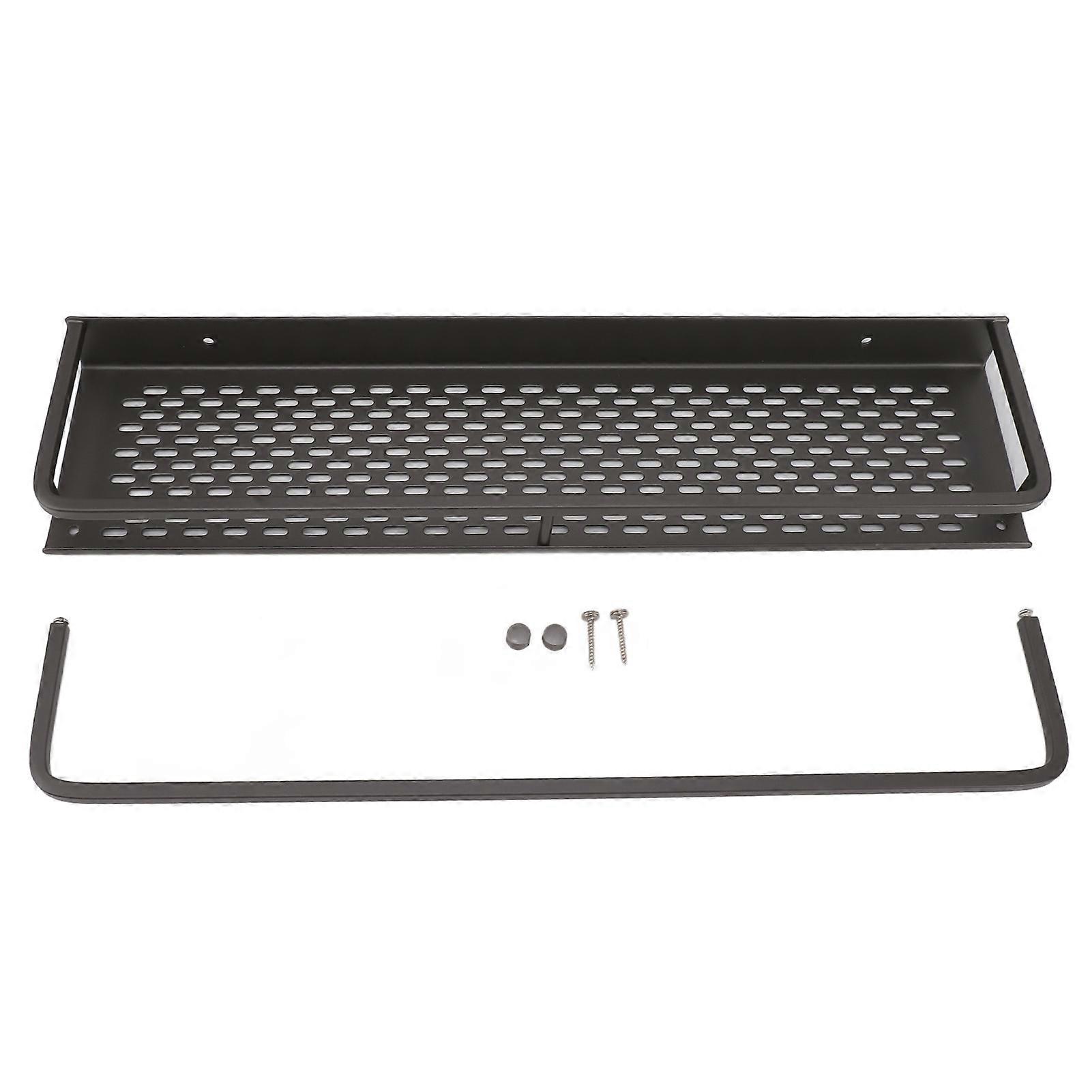 Grey Aluminium Alloy Shower Caddy 50cm Large Capacity Shelf