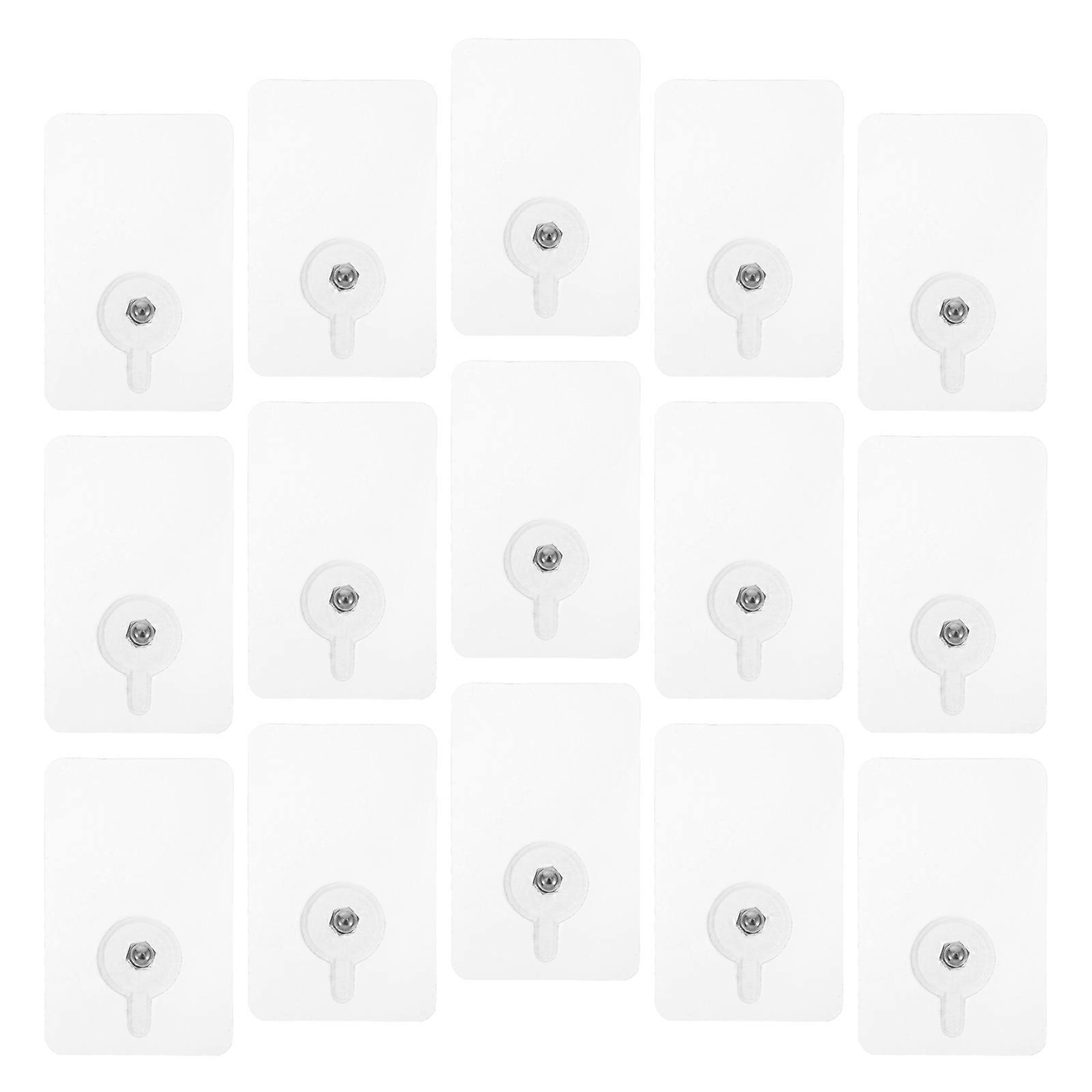 Multi Adhesive Screw Hanging Nails Wall Mount Hooks for Home 18Pcs