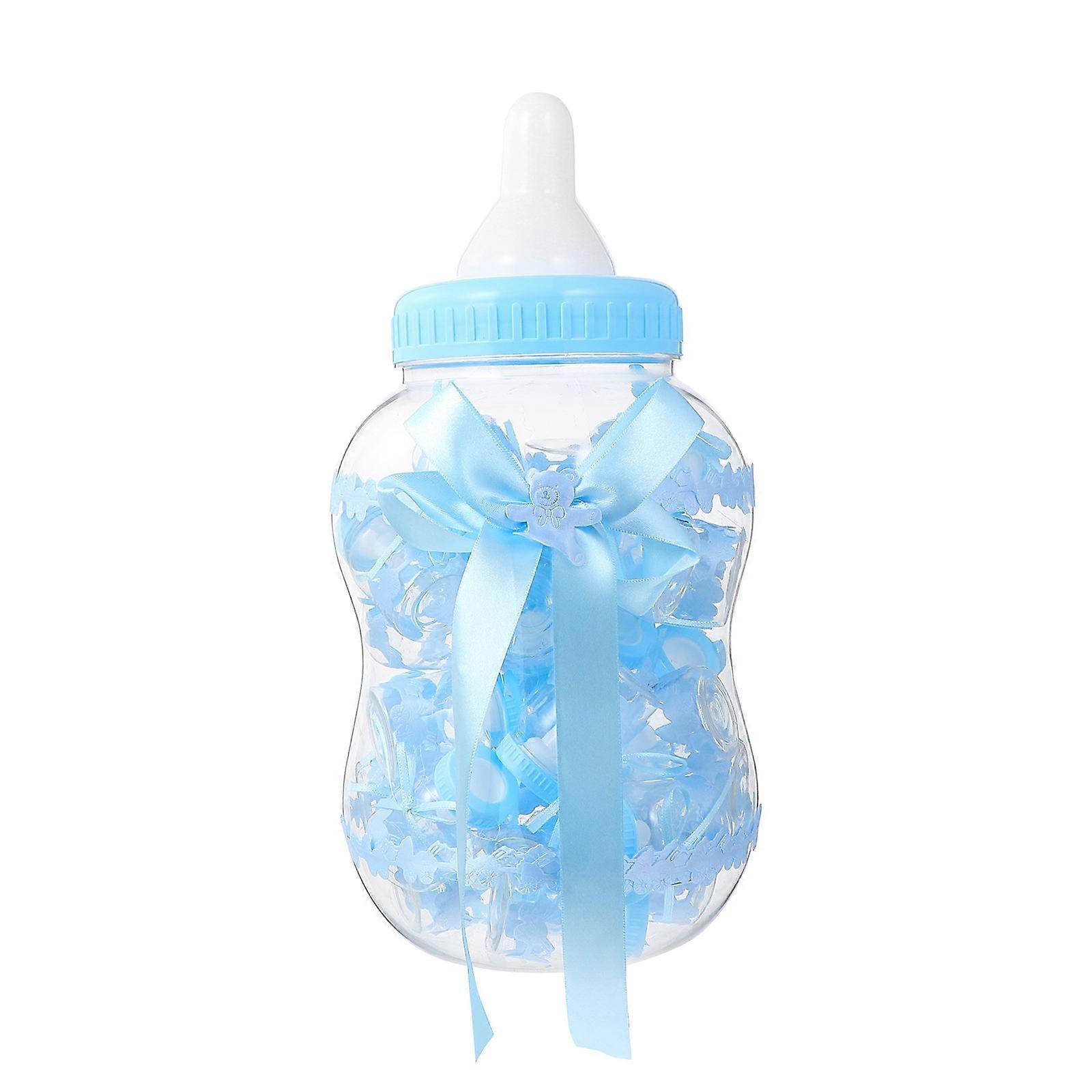 Candy Box Kit Milk Bottle Candy Case for Storage 31Pcs Plastic Set