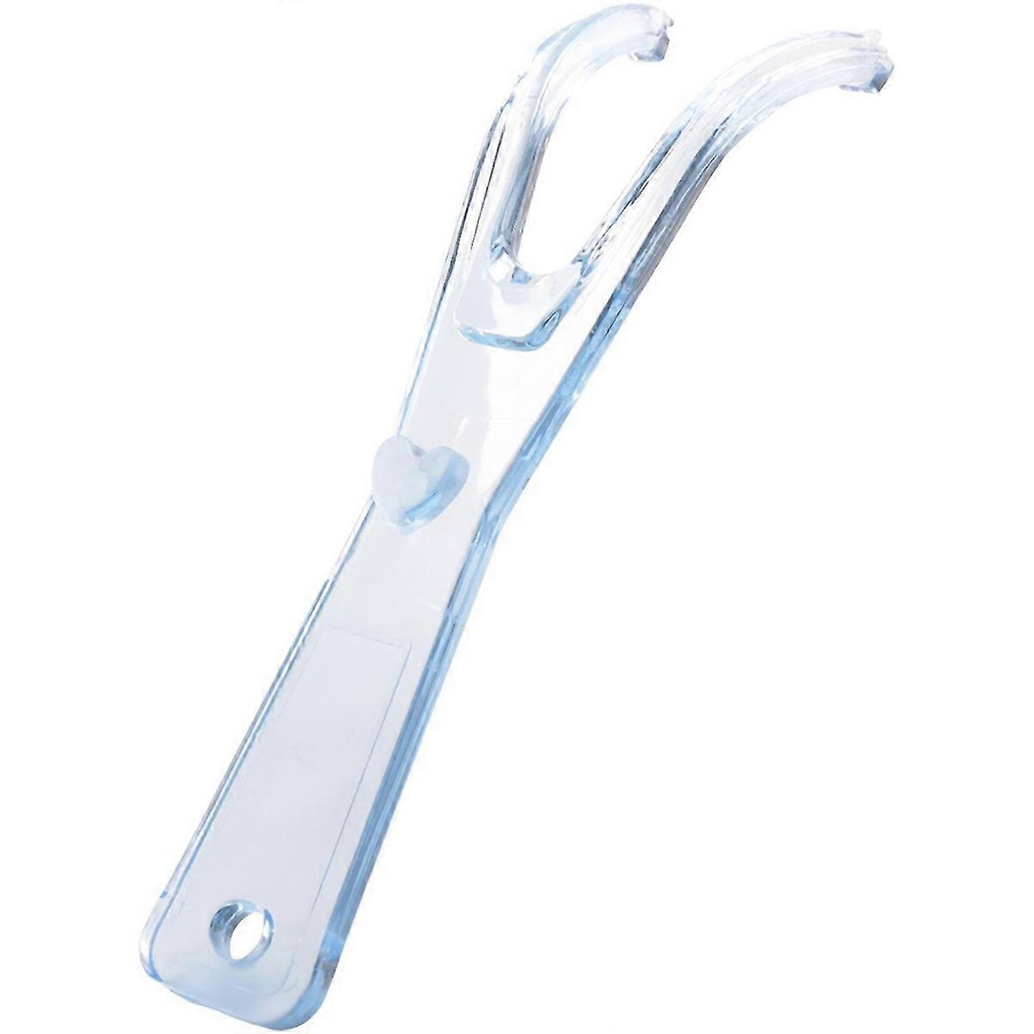 Tandzijde Houder Hulp Orale Plectrums Tandverzorging Interdentaal Handig Tanden Reiniging Blauw