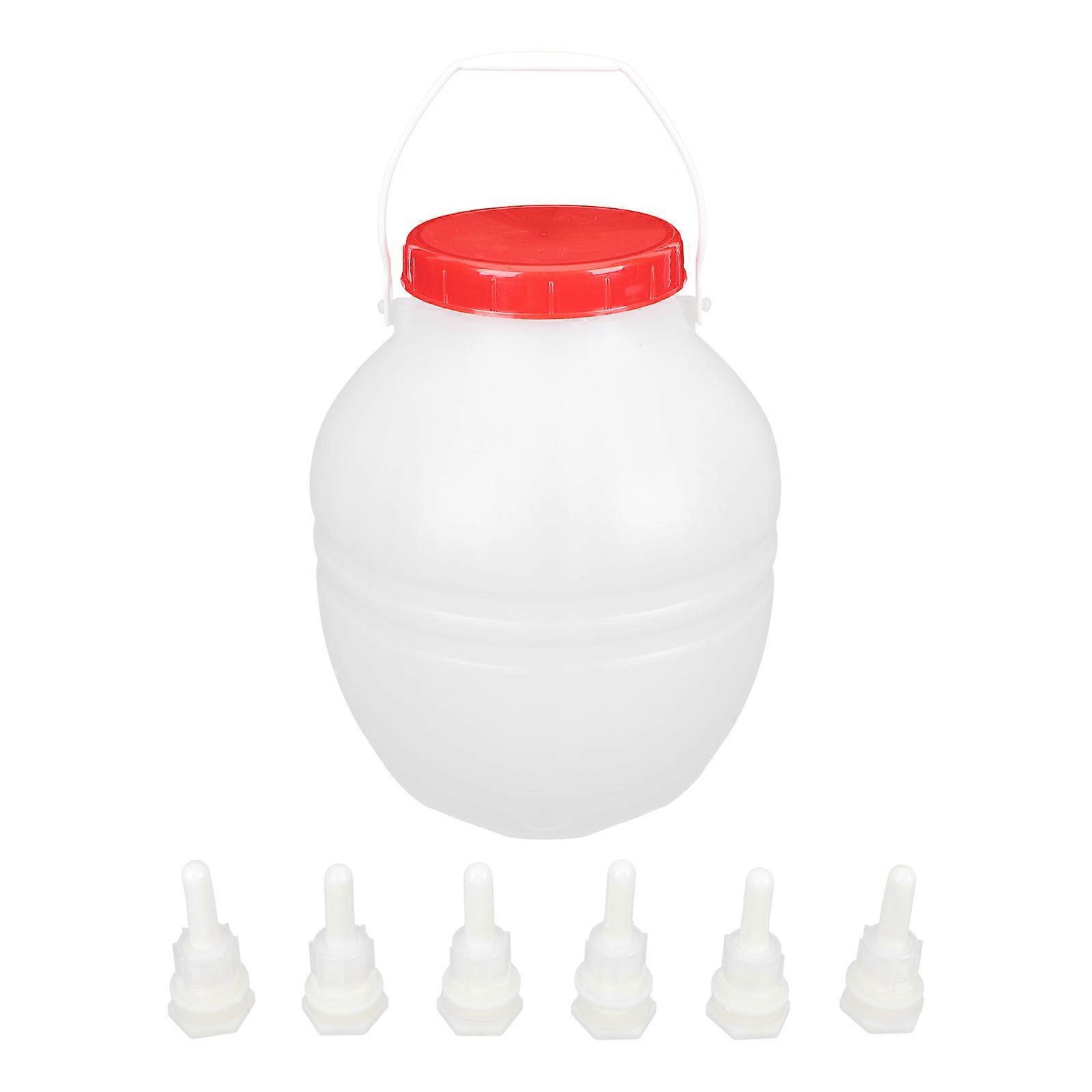 Lamb Nipples Feeder Milk Feeder Automatic Nurse Machine for Young Livestock Farm Use Plastic Silicone with Nipples 1 Set