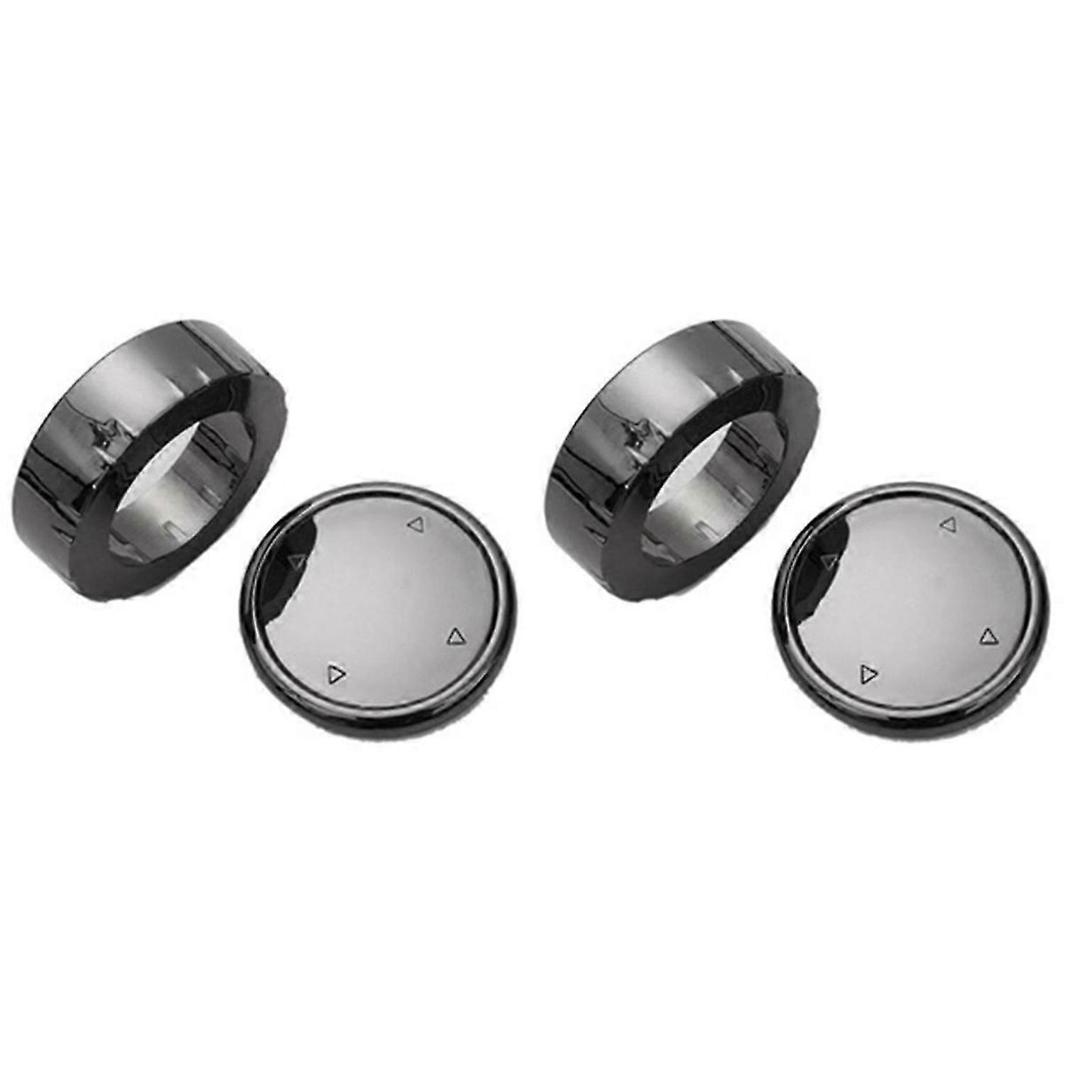 2set for IDrive Car Multimedia Button Cover Trim Knob Sticker