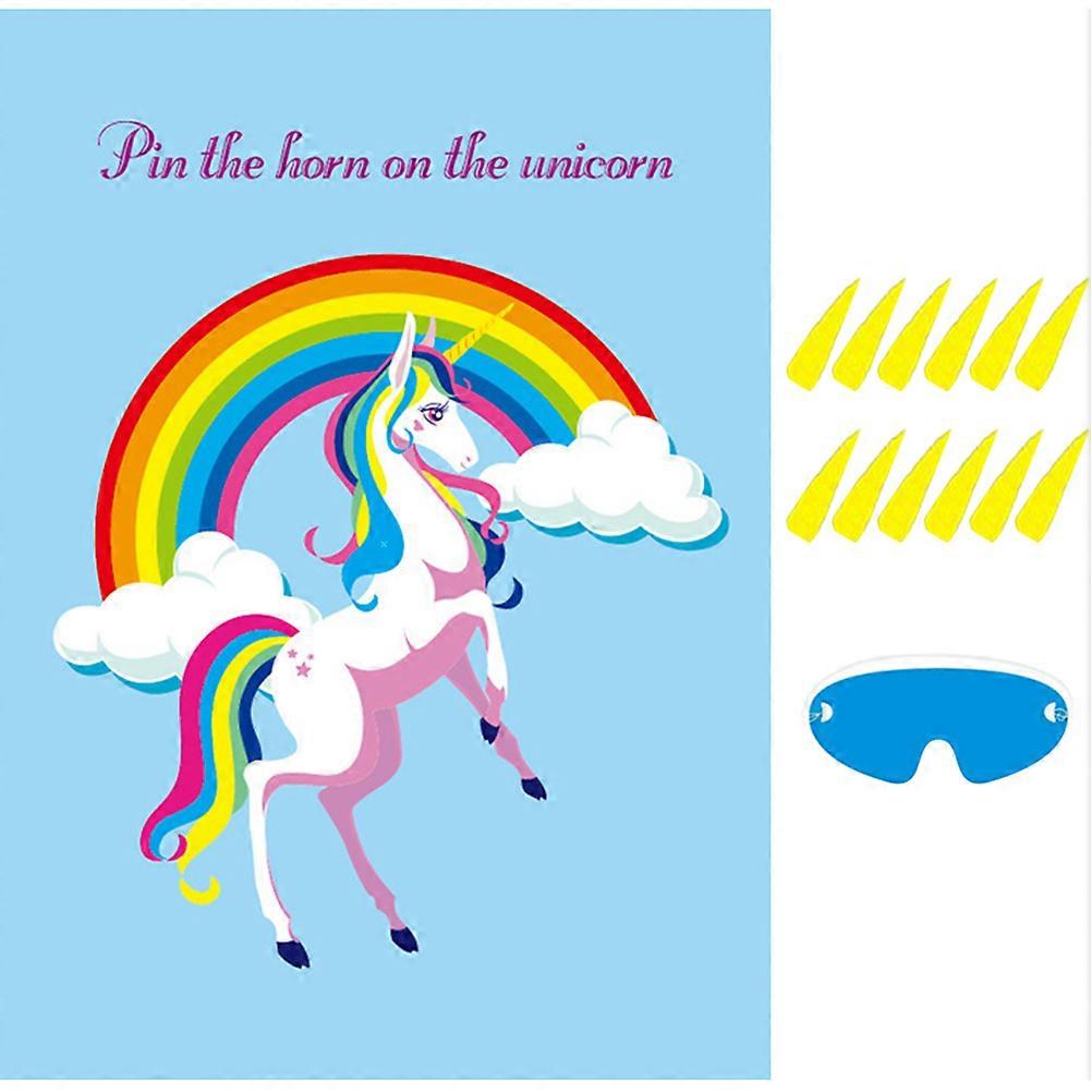 on Unicorn Birthday Decoration Game 1Set for Party
