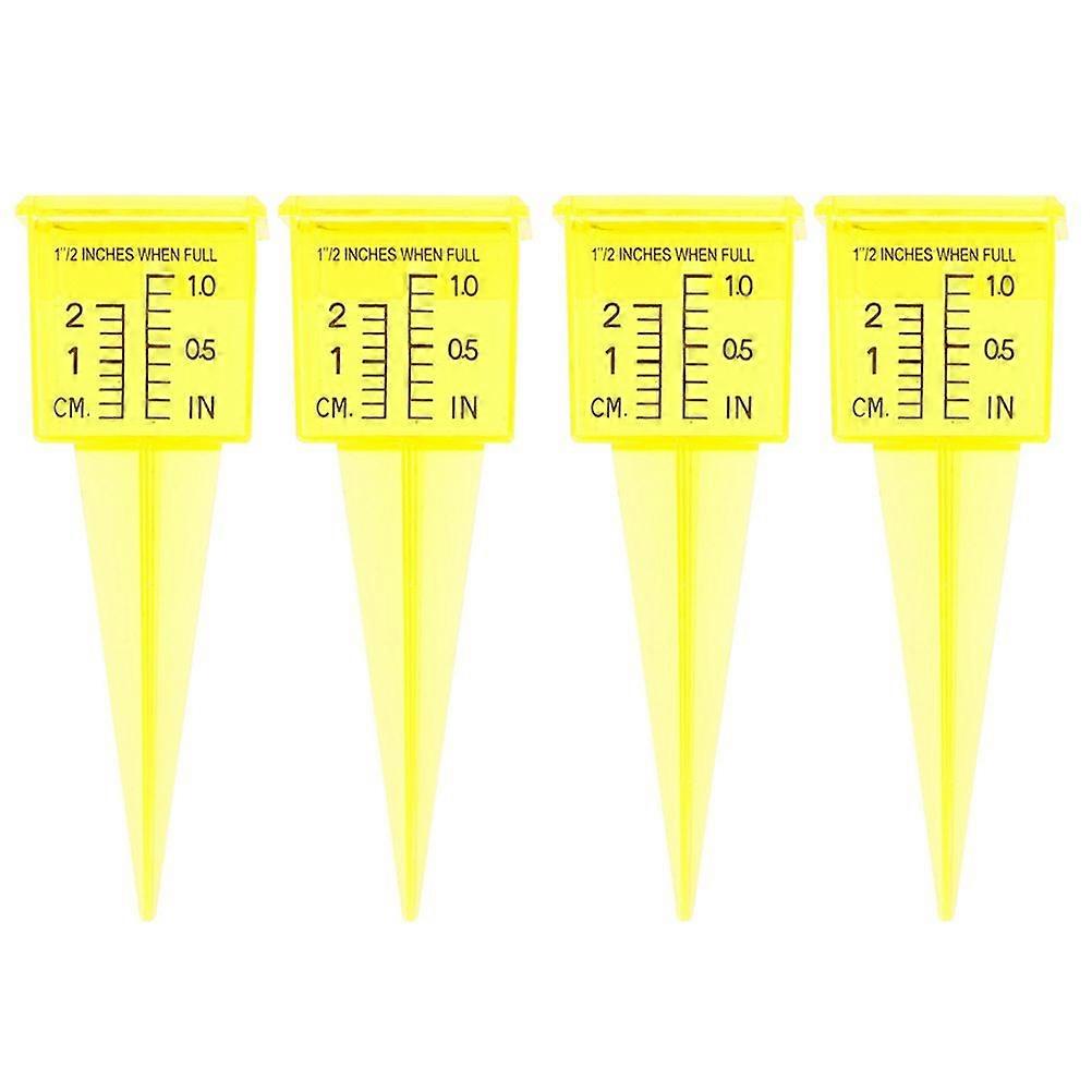 5pcs 야외 우량 게이지 플라스틱 우량 게이지 정원용 정확한 강우량 게이지