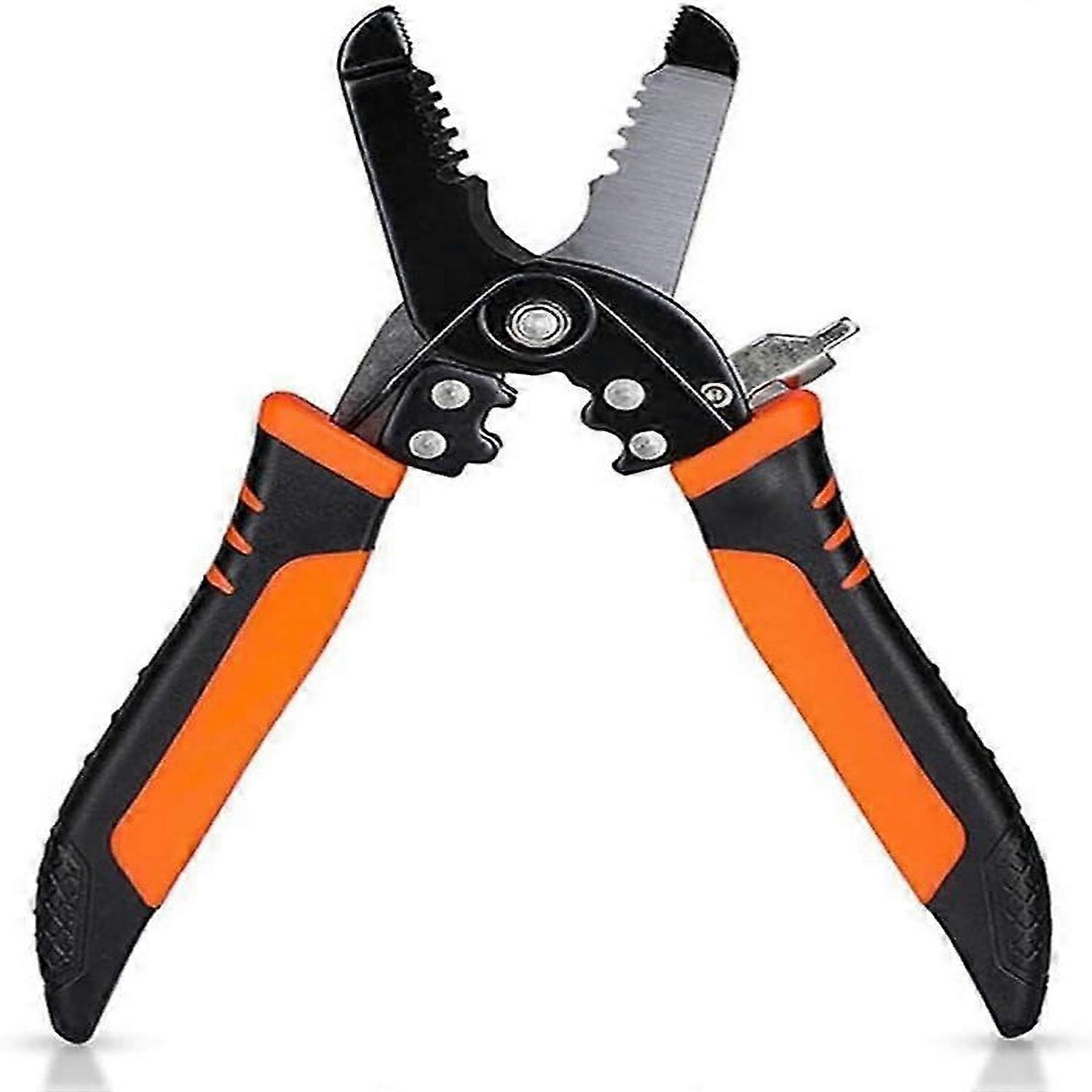 1pc Multi-functional Plier Electrician Wire Stripper Stripping Crimping Clamping Cutting Hand Tool