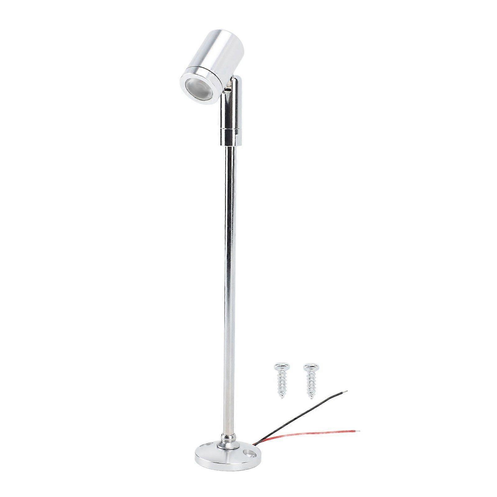 LED Mini Spotlight Jewelry Showcase Display Lights DC12V Upright Mini Display Cabinet Light Eye Care Stable Heat Dissipation Silver Natural Light