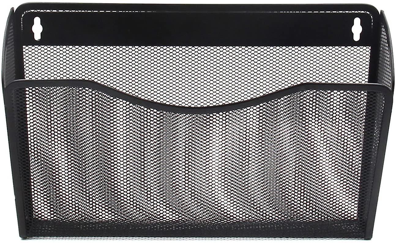 Wall Mount File Organizer Single Pocket Vertical Hanging File Folders Holder Paper Rack For Office Home