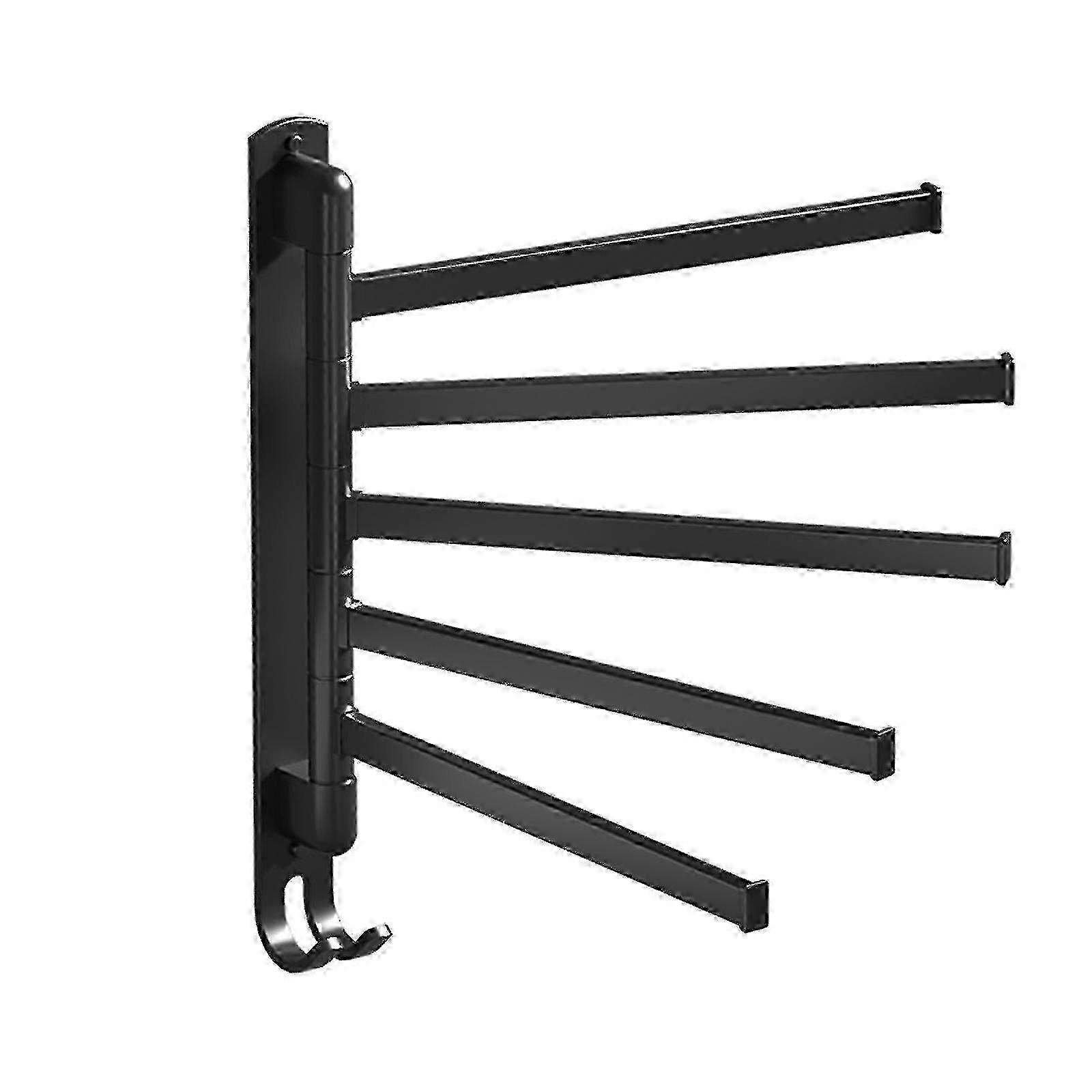 Upgraded Aviation Aluminium Swivel Towel Rack - for 3, 4 or 5 Towels 2025