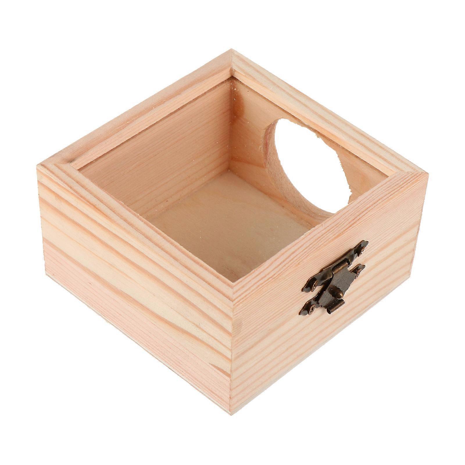 Wooden Hamster Nest for Pet Use As Creative Sleep Shelter