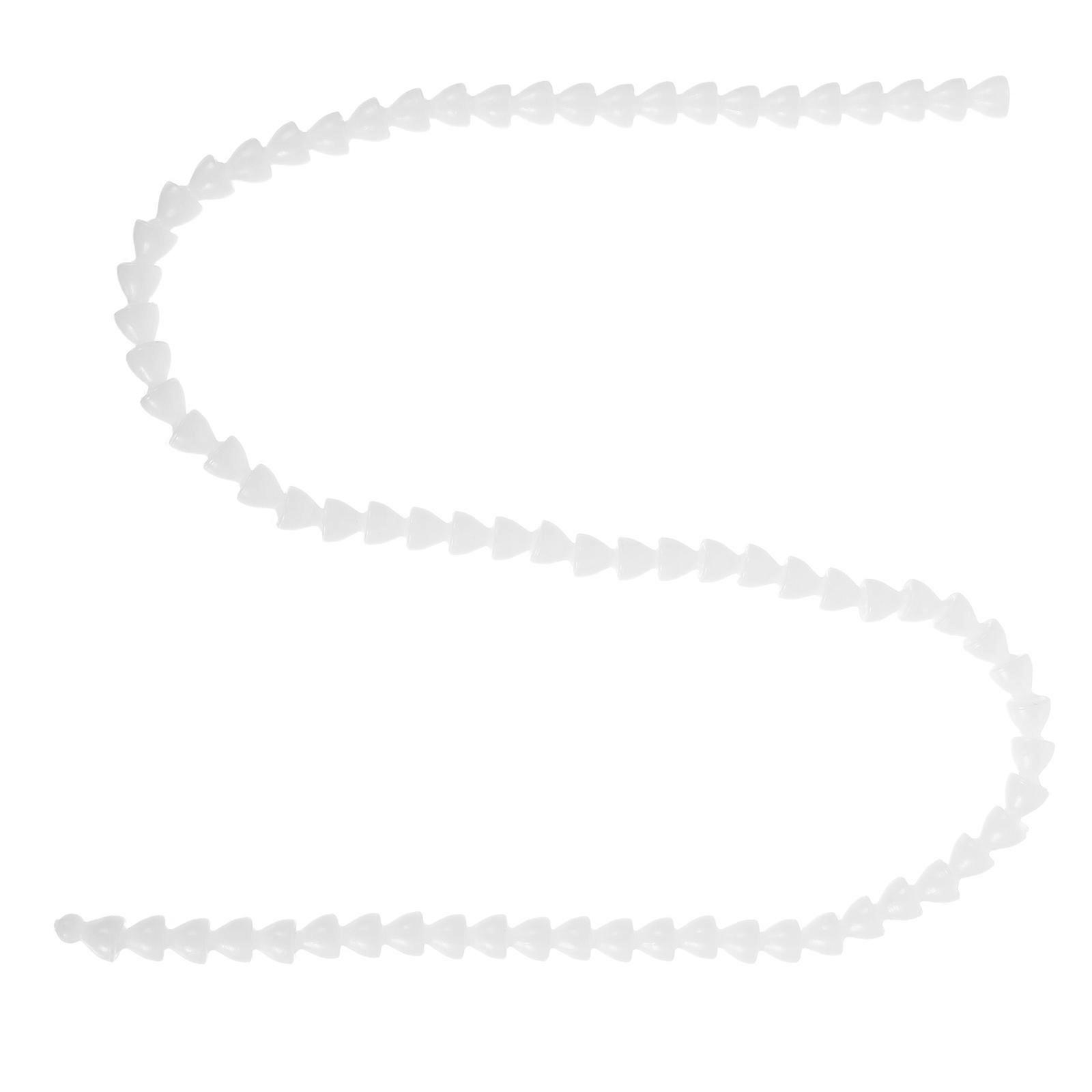 Movable Plastic Skeleton for Doll Making 15Pcs White Joint Armature