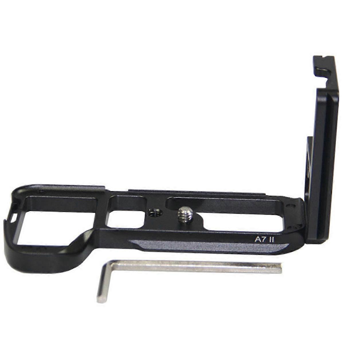 Quick Release L Plate Bracket Holder Hand Grip Fit for Alpha A7 II A7S II A7R II for Arca Tripod He