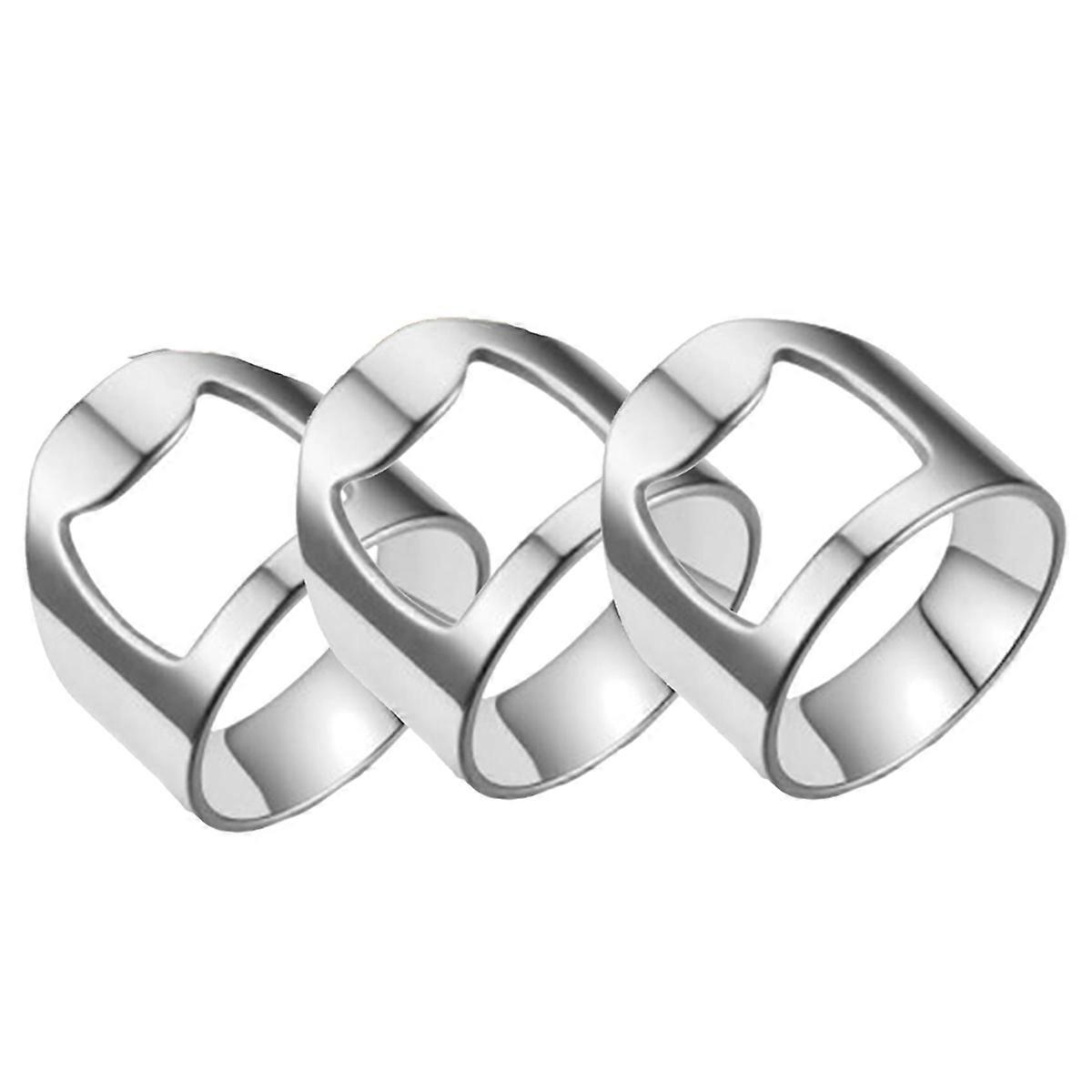 Bartender Ring Bottle Opener Stainless Steel Ring Bottle Opener,C
