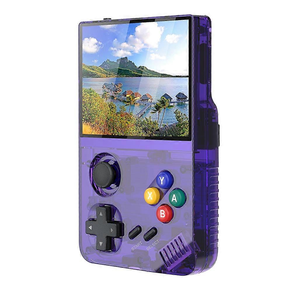2pc AMPOWN M19 3.5" IPS Retro Handheld Game Console (No Card) - Purple