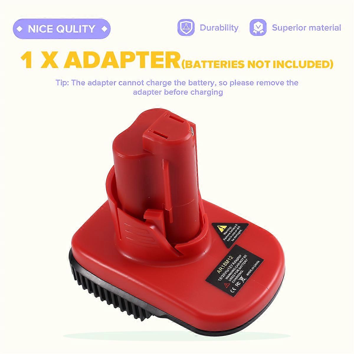 Battery Adapter for for 18V Li-Ion Battery Convert to for 12V Li-Ion Battery Power Tools