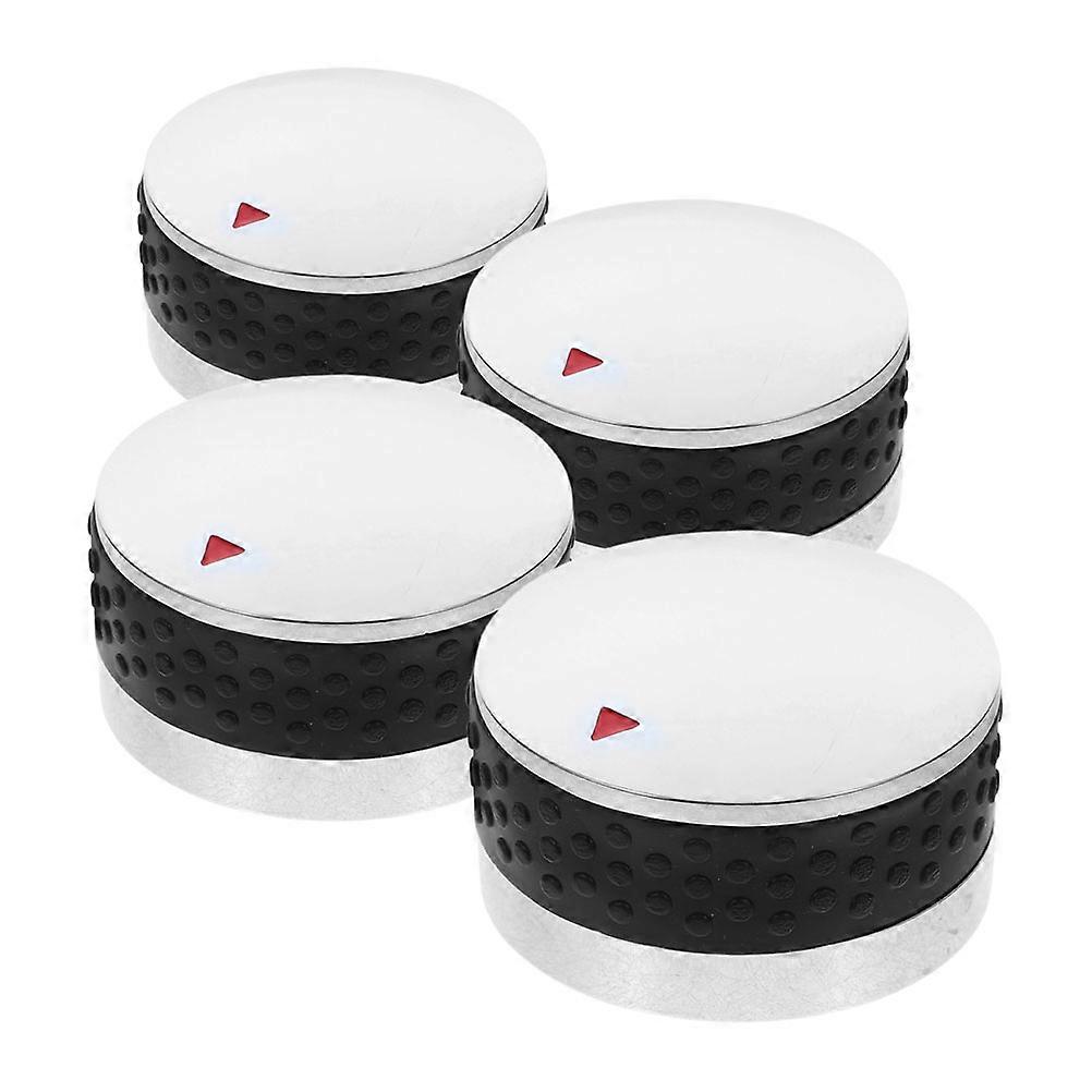 Bbq Control Knobs Replacement 4Pcs Round Gas Grill Knobs For Family Gathering Outdoor Camping And Bbq Party
