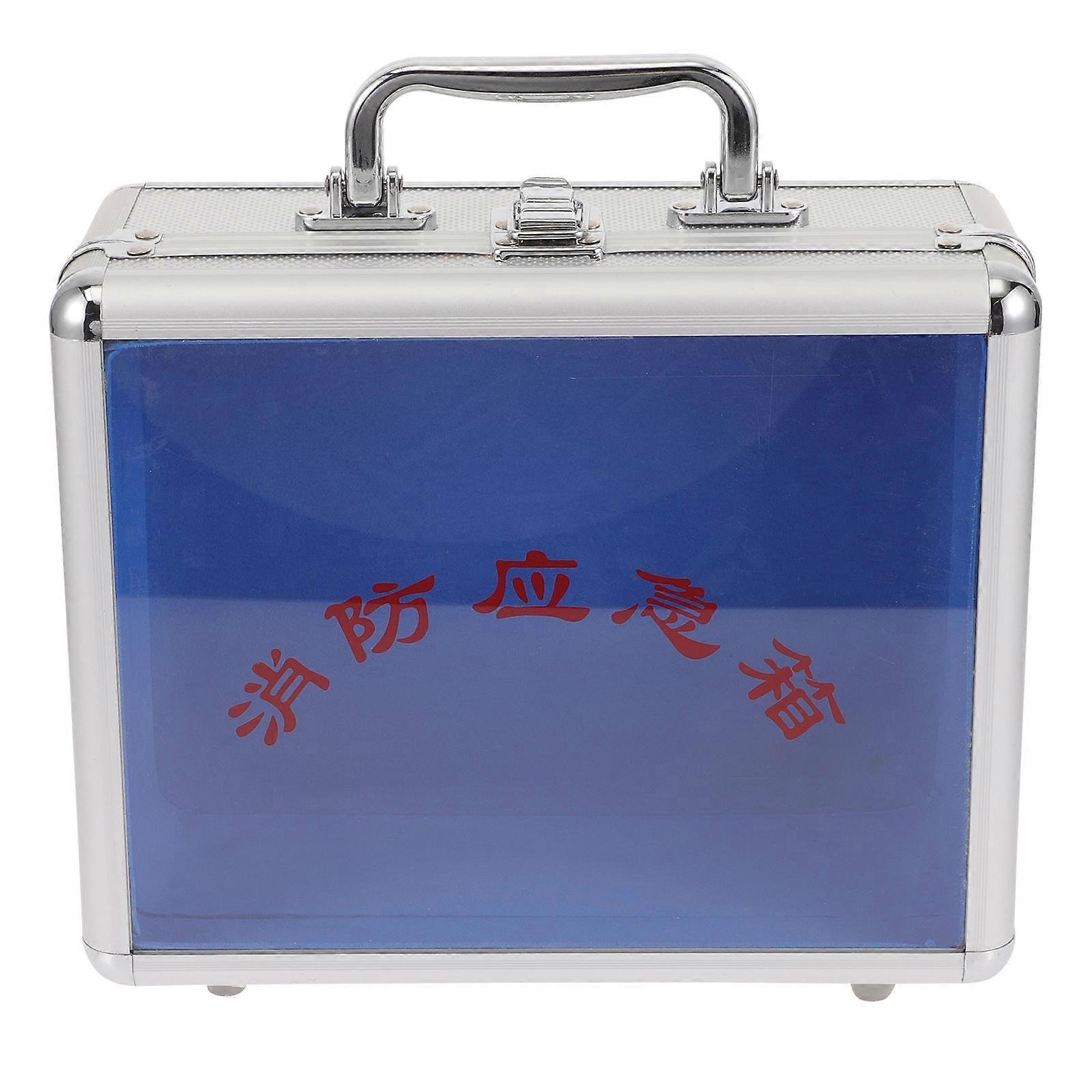 Emergency Box Aluminum Alloy Toolbox For Outdoor Fire Emergency 25x20cm Multi-Functional Design 2Pcs